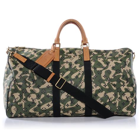 louis vuitton monogramouflage keepall 55 replica|louis vuitton keepall 55 bandouliere.